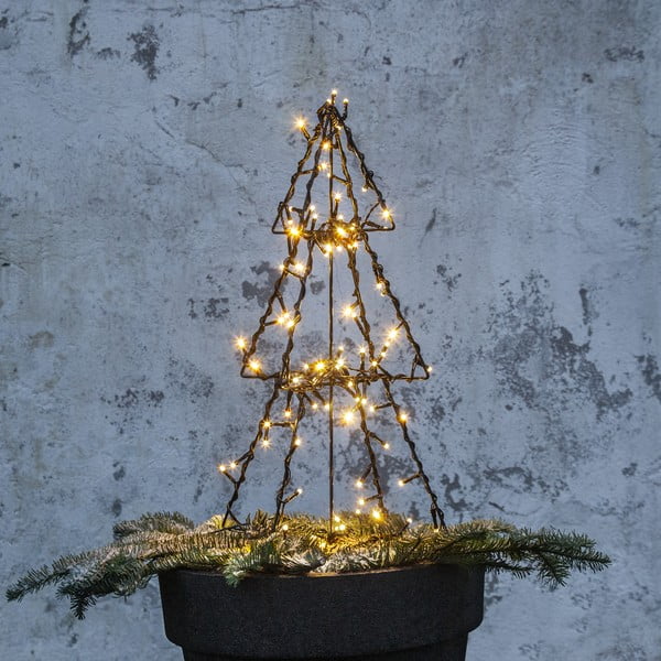Melns Ziemassvētku gaismas dekors Foldy – Star Trading