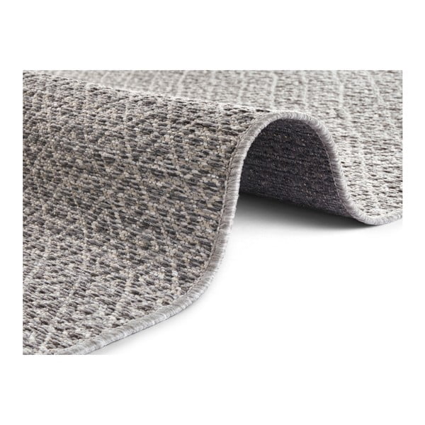 Pelēks āra paklājs Elle Decoration Bloom Croix, 200 x 290 cm-image-2