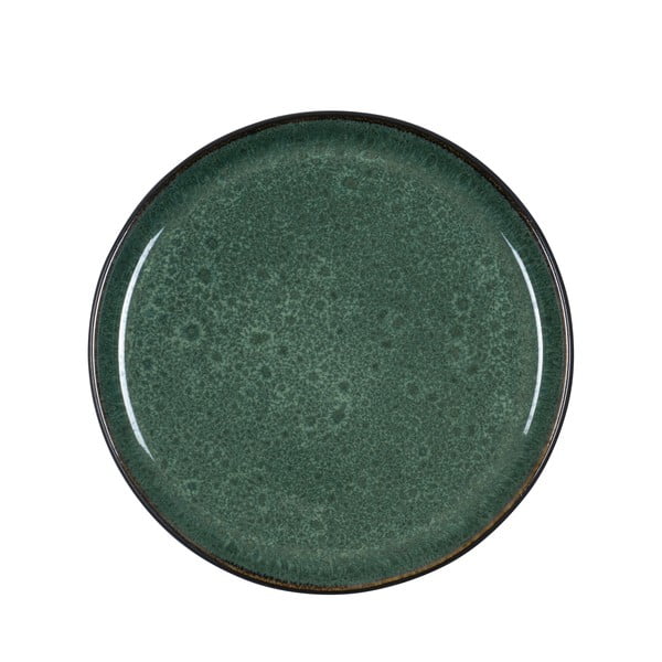Tumši zaļš keramikas deserta šķīvis ø 21 cm – Bitz