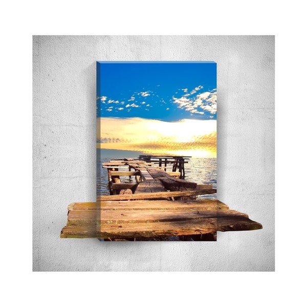 Mosticx Little Dock 3D sienas glezna, 40 x 60 cm