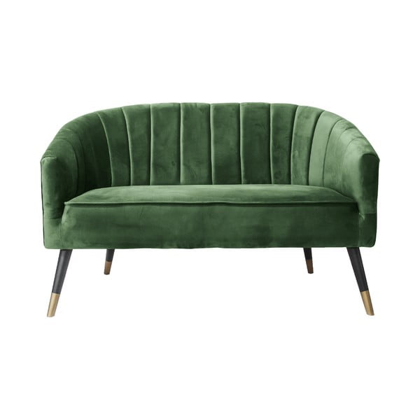 Tumši zaļš samta dīvāns Leitmotiv Royal