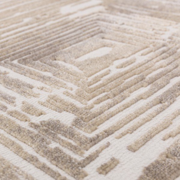 Bēšs paklājs 80x150 cm Kuza Lines Beige – Asiatic Carpets-image-3