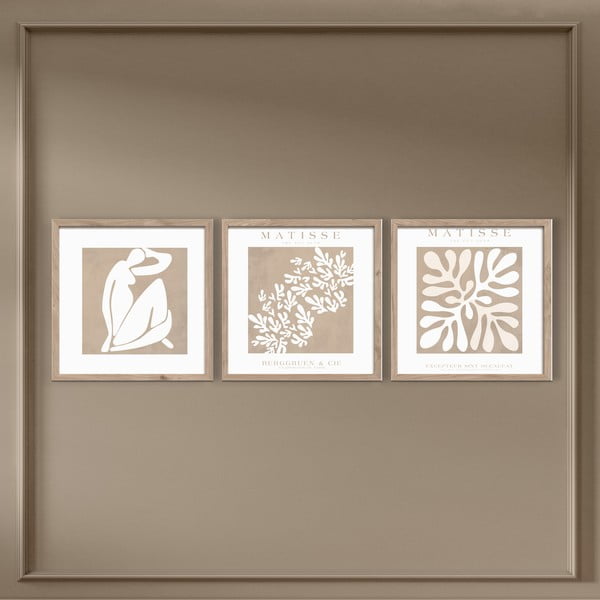 Gleznas (3 gab.) 30x30 cm Matisse – Styler-image-3
