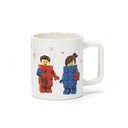 Balta keramikas bērnu krūze 300 ml Love – LEGO®