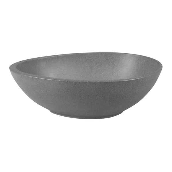 Tumši pelēka betona izlietne 53x39 cm Punc – Sapho-image-1