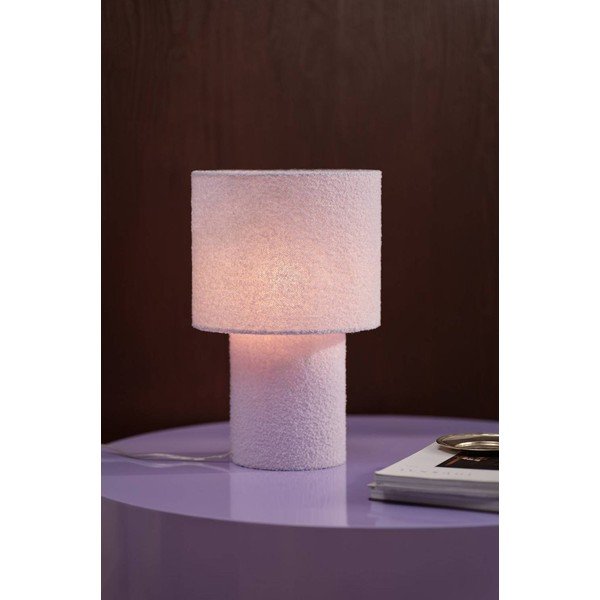 Gaiši violeta tekstila galda lampa (augstums 44 cm) Aubra – Jotex-image-1