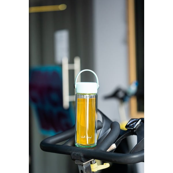 Piparmētru zaļa stikla pudele 350 ml Fuori – Vialli Design-image-3