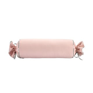 Rozā spilvendrāna WeLoveBeds Rose Quarz Candy, ⌀ 20 x 58 cm