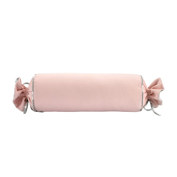 Rozā spilvendrāna WeLoveBeds Rose Quarz Candy, ⌀ 20 x 58 cm
