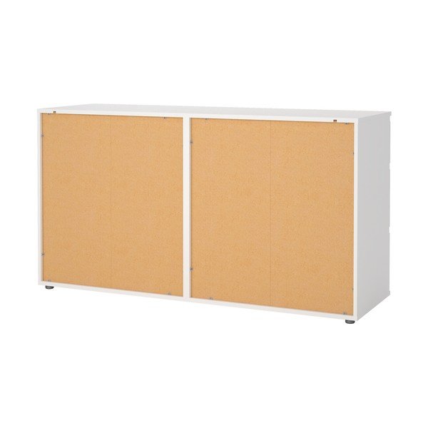 Balta zema kumode 153x84 cm Nova – Tvilum-image-4