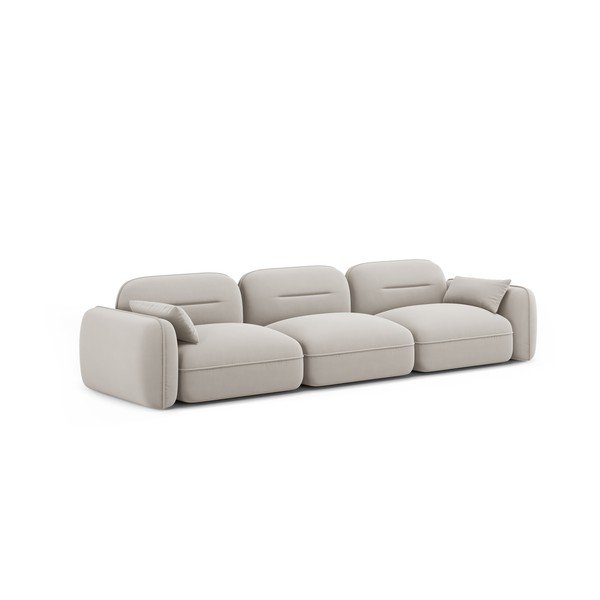 Krēmkrāsas samta dīvāns 320 cm Audrey – Interieurs 86-image-2