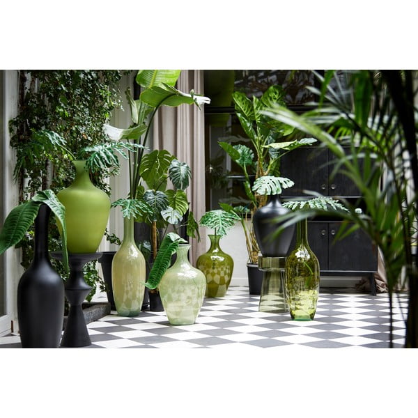 Stikla apaļš sānu galdiņš ø 30 cm Dakwa – Light & Living-image-3