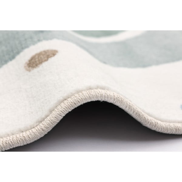 Zaļš/ziloņkaula krāsas bērnu paklājs ø100 cm Joyful Mint – FD-image-2