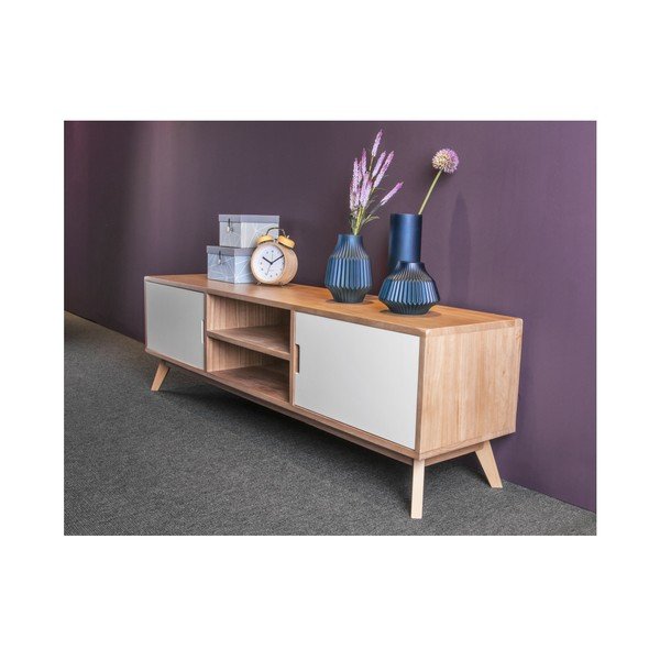 Zili zeltīta stikla vāze PT LIVING, augstums 18,5 cm-image-1