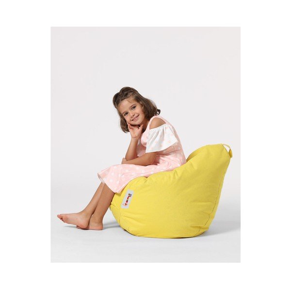 Dzeltens bērnu sēžammaiss Premium – Floriane Garden-image-1