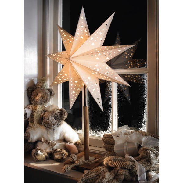 Balts Ziemassvētku gaismas dekors Solvalla – Markslöjd-image-1