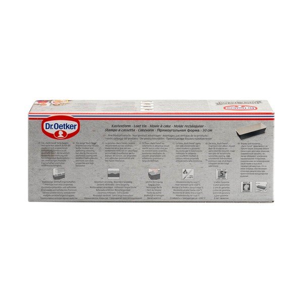 Tērauda maizes cepšanas forma ar keramikas virsmu Dr. Oetker, 31,5 x 12 cm-image-3