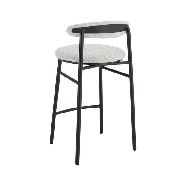 Krēmkrāsas polsterēts bāra krēsls (sēdekļa augstums 67 cm) Bloggny – Ellos Home-image-4