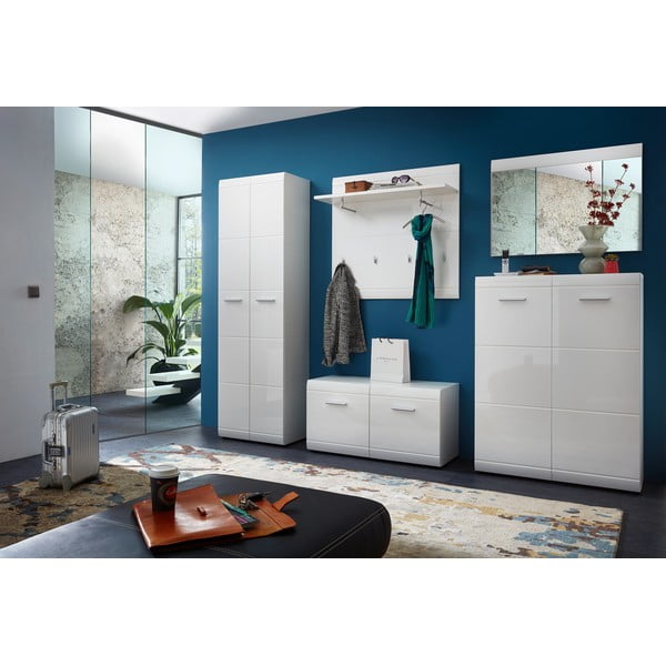 Balts drēbju skapis 59x197 cm Adana – Germania-image-1