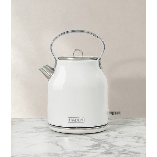 Balta elektriskā tējkanna 1,7 l Heritage – Haden-image-1
