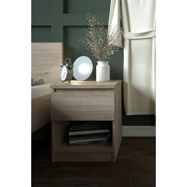 Naktsgaldiņš ar ozolkoka imitāciju Naia – Tvilum-image-1