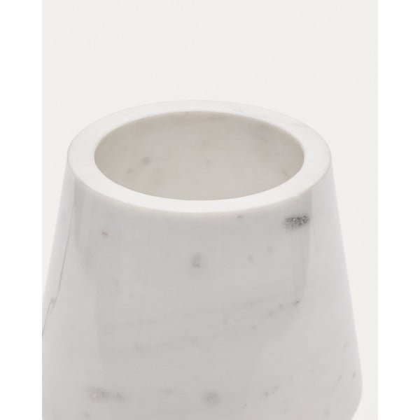 Ziloņkaula krāsas marmora galda lampa ar marmora abažūru (augstums 27 cm) Alaro – Kave Home-image-3