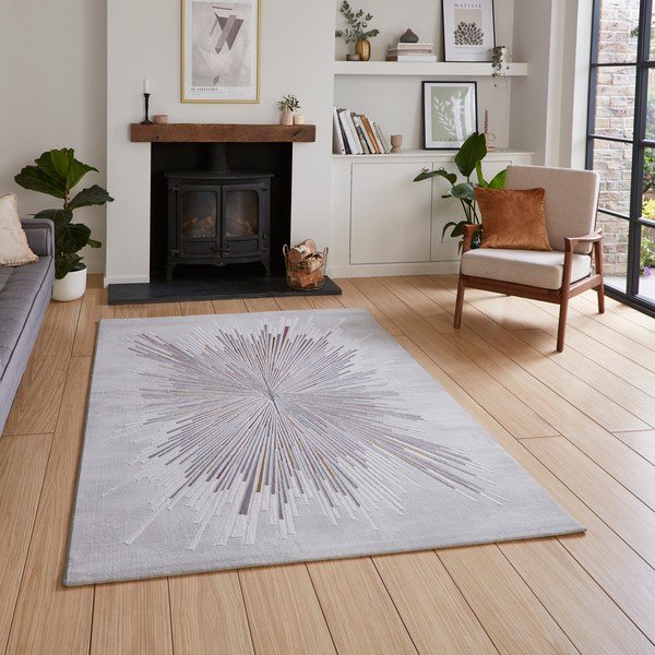 Gaiši zils/gaiši rozā paklājs 120x170 cm Creation – Think Rugs-image-1