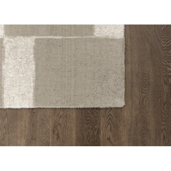 Pelēkbēšs vilnas paklājs 133x190 cm Agnus Pavement – Agnella-image-3