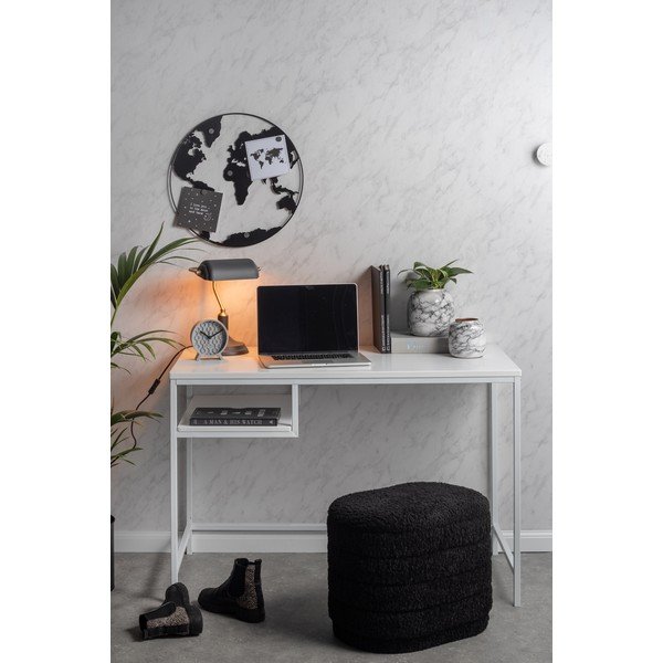 Melns ovāls pufs ar uzglabāšanas vietu Leitmotiv Cuddly-image-1