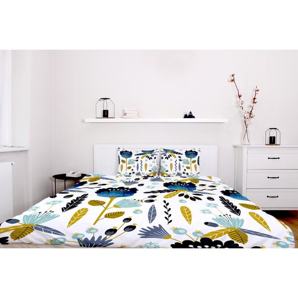 Kokvilnas satīna gultasveļa Butter Kings Cross the Flower, 200 x 200 cm-image-1