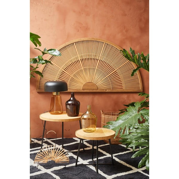 Koka/bambusa sienas dekors 159x80 cm Solor – Sema-image-1