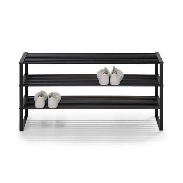 Melns metāla apavu plaukts 100x48,5x29 cm Rex – Spinder Design-image-2