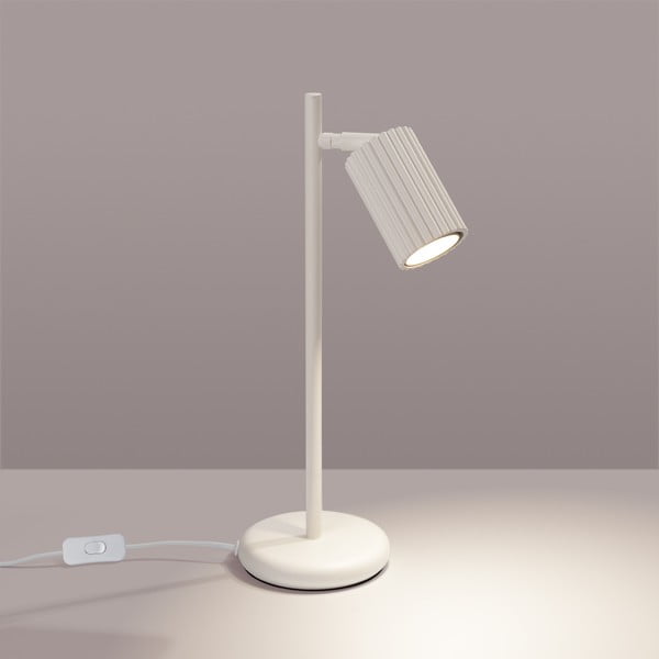 Krēmkrāsas galda lampa (augstums 43 cm) Gleam – Sollux-image-2