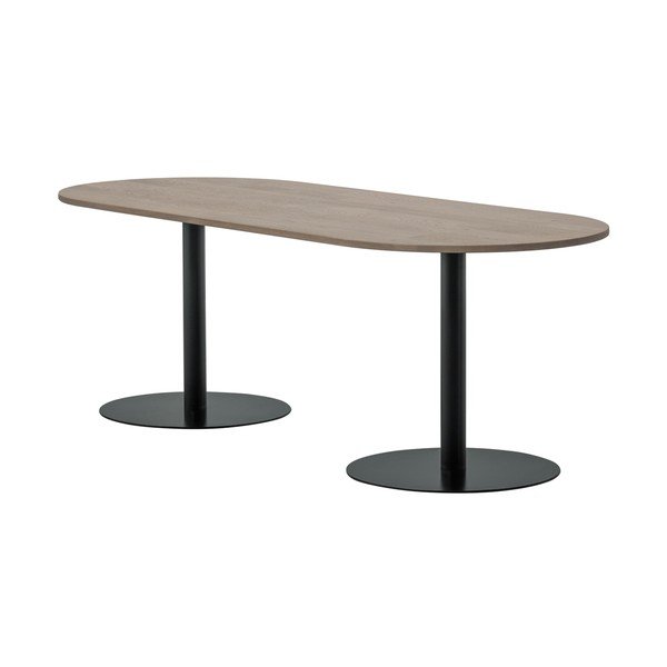 Ēdamgalds ar ozola masīvkoka galda virsmu 90x220 cm Tablo – WOOOD