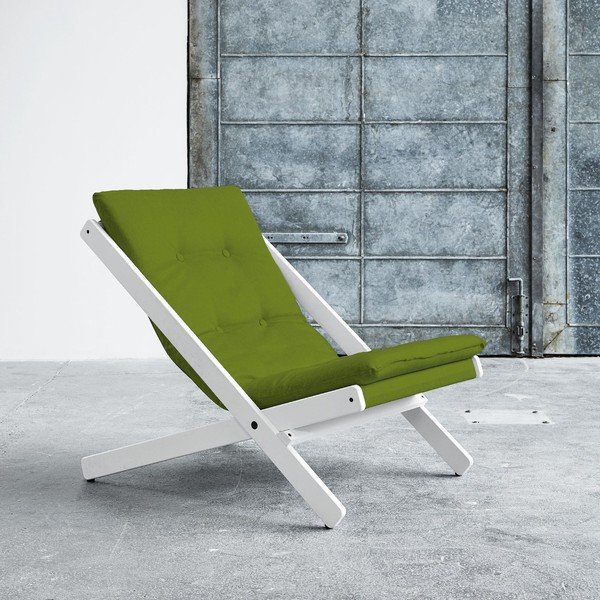 Saliekamais krēsls Karup Boogie White/Lime