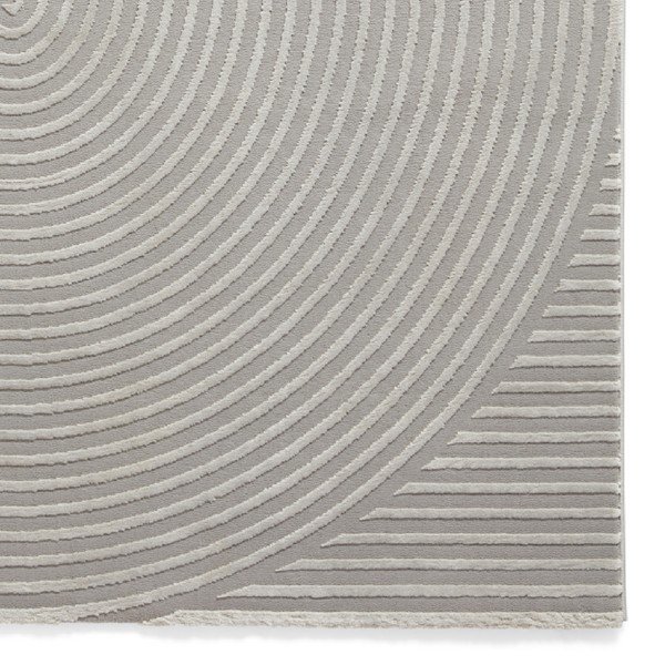 Gaiši pelēks mazgājams paklājs no pārstrādātas šķiedras 120x170 cm Flores – Think Rugs-image-4