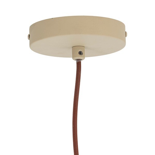Krēmkrāsas piekaramā lampa ar metāla abažūru ø 40 cm Lacya – Bloomingville-image-3