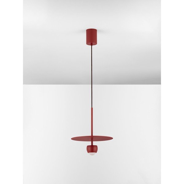 Sarkana alumīnija LED piekaramā lampa ø 30 cm Edem – Nova Luce-image-3