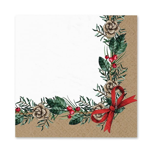 Salvetes (20 gab.) 33x33 cm Christmas Bow – Homéa