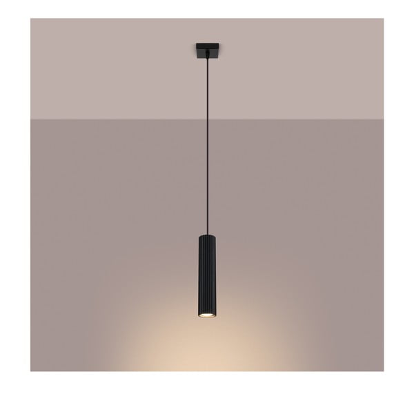 Melna piekaramā lampa Gleam – Sollux-image-4