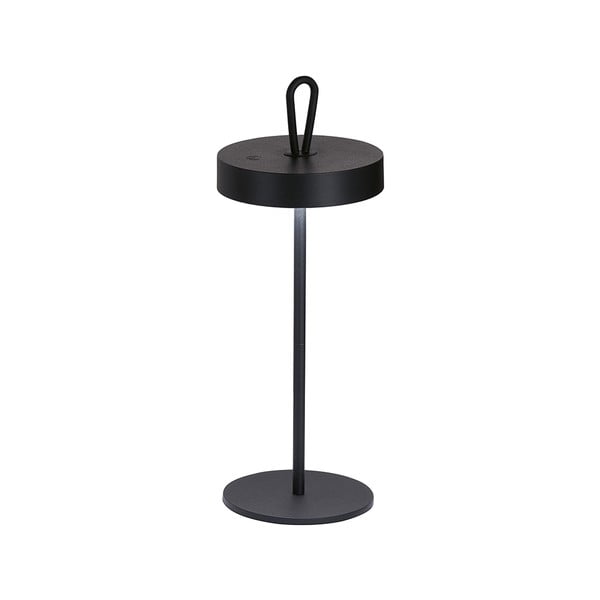 Melna LED galda lampa (augstums 47 cm) Dord – Fischer & Honsel