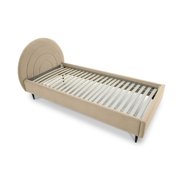 Bēša bērnu gulta 90x200 cm Rainbow – Scandic-image-1