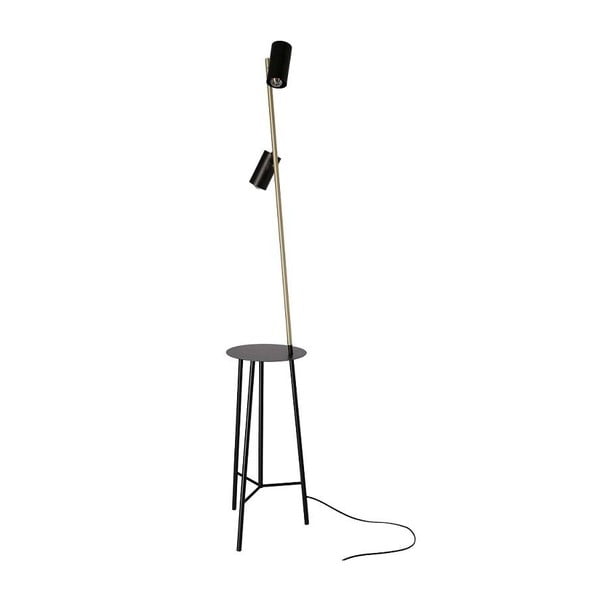 Melna/zelta krāsas stāvlampa (augstums 164 cm) Perret – Candellux Lighting