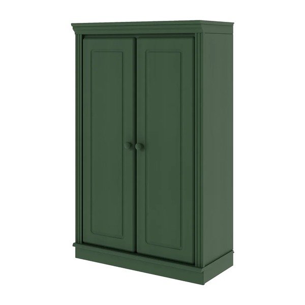 Zaļš priedes masīvkoka skapītis 74x118x35 cm Anita – Støraa-image-2