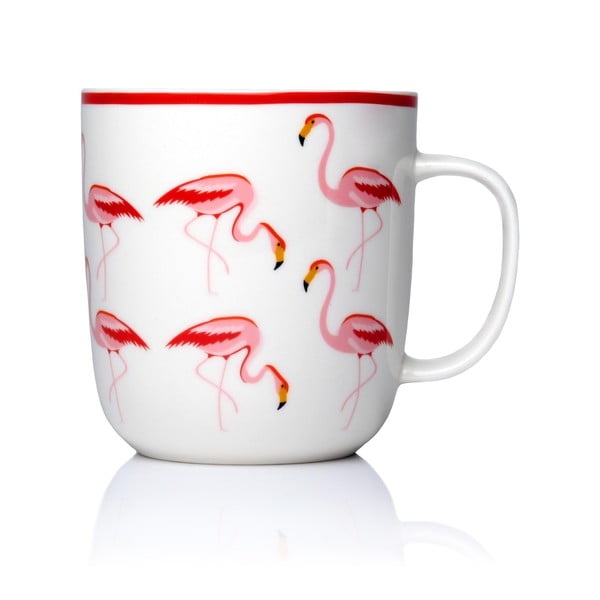 Kaula porcelāna krūze Sabichi Flamingo, 450 ml