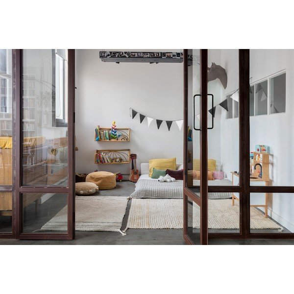 Okera dzeltens kokvilnas paklājs 170x240 cm Twin Amber – Lorena Canals-image-4