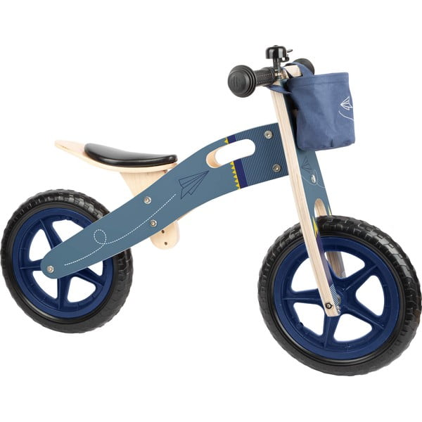 Zils bērnu līdzsvara velosipēds Legler Airplane