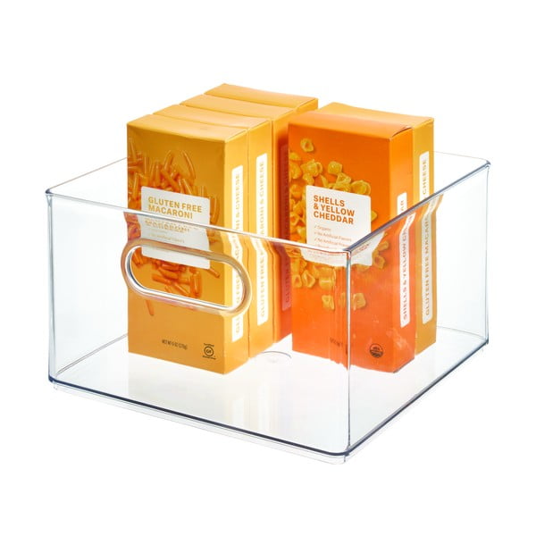 Caurspīdīga uzglabāšanas kaste iDesign The Home Edit, 25,4 x 25,3 cm-image-1