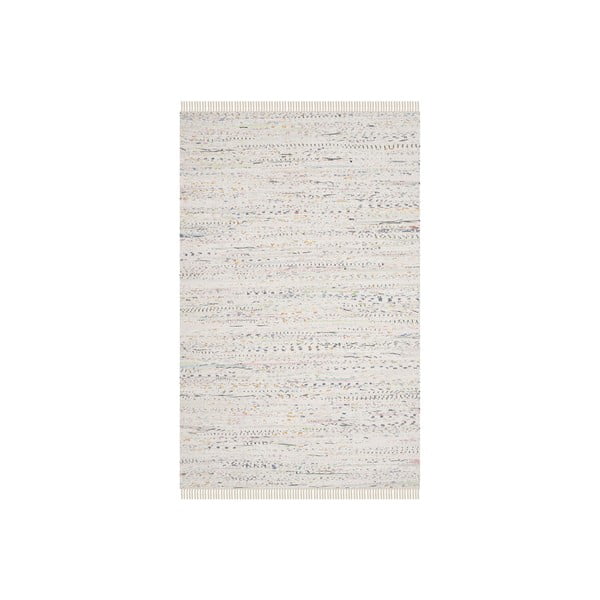 Balts kokvilnas paklājs Safavieh Elena, 182 x 121 cm
