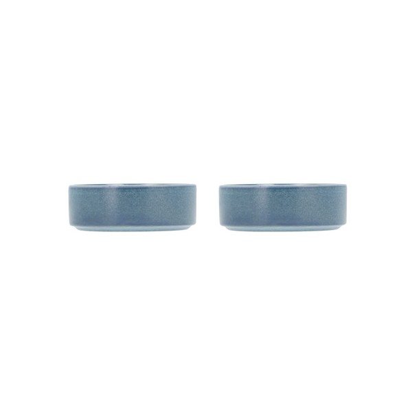 2 zilu porcelāna bļodu komplekts Villa Collection Fjord, ø 10,1 cm-image-1